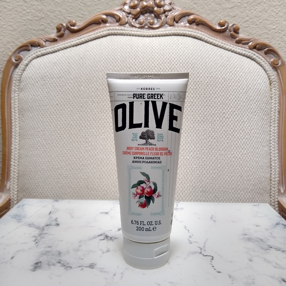 Korres Pure Greek Olive Body Cream Peach Blossom - Picture 1 of 5
